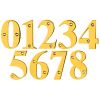 Hoppe Polished Brass Door Numerals and Letters