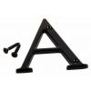 Fab and Fix Smooth Black Door Numerals 0-9 and Letters A-F 80mm