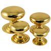 Polished Brass Victorian Style Cabinet Knobs