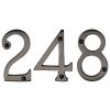 Matt Bronze 76mm (3in) Screw Fix Door Numbers 0-9