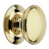 Fab and Fix Centre Door Knob 100mm Hardex Gold Concealed Fix
