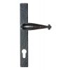 Fab and Fix Sculptured Forged Black Door Handles 92mm Centres