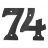 Foxcote Foundries 4in Black House Numbers 0-9