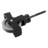 1.75in Single Screw Pulley Black