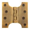 Antique Brass Parliament Hinges 102x51x102mm In Pairs