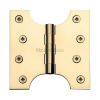 Polished Brass Parliament Hinges 102x51x102mm In Pairs