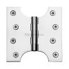 Polished Chrome Parliament Hinges 102x51x102mm In Pairs