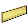 Draught Proof Letter Plate or Tidy 292mm Gold