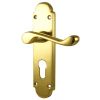 Epsom Polished Brass EURO PROFILE Handles 169x40mm