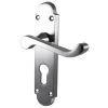 Epsom Satin Chrome EURO PROFILE Handles 169x40mm