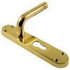 Porto Polished Brass EURO PROFILE Handles 183x40mm