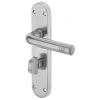 Porto Satin Chrome Bathroom Handles 183x40mm