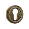 Antique Brass Parisian Euro Escutcheon 53mm