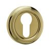 Polished Brass Parisian Euro Escutcheon 53mm