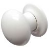 White Porcelain Mortice Door Knob Set 60mm
