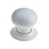 White Porcelain Mortice Door Knob Set 60mm