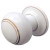 White Gold Line Mortice Door Knobs