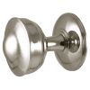 Polished Nickel Crown Mortice Door Knob Set