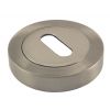 Satin Nickel key Escutcheon 50mm