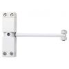 White Spring Arm Door Closer