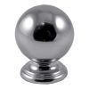 Polished Chrome Ball Cabinet Knob 33mm