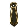 Black Gold Line Escutcheon