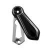 Black Silverline Porcelain Escutcheon