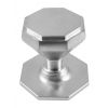 Satin Chrome Octagonal Centre Door Knob 67mm