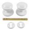 White Plastic Door Knob Furniture