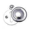 Polished Chrome Plain Door Key Hole Escutcheon 33mm