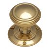 Polished Brass Goodrich Mortice Door Knob Set 58mm