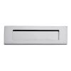 Polished Chrome Victorian Plain Letter Box 8x3in (203x76mm)
