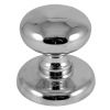 Polished Chrome Round Centre Door Knob 78mm (3in)