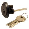 Black Front Door Nightlatch Standard and Narrow Style