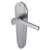 Heritage Brass Waldorf Satin Chrome WAL6510SC Art Deco Latch Handles