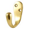 Polished Brass Robe or Coat Hook