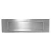 Satin Chrome Lift Up Gravity Flap Letter Box 11x3in (280x80mm)