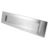Satin Chrome Plain Letter Box 13x3in (332x78mm)