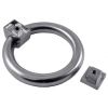 Satin Chrome Ring Front Door Knocker 107mm