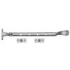 Satin Chrome Window Casement Stay 8in (203mm)