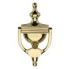 Heritage RR912 Polished Brass Reeded Urn Knocker 195mm
