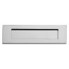 Polished Chrome Victorian Plain Letter Box 11x3.5in (280x90mm)