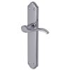 Verona Scroll Lever Polished Chrome Latch Door Handles