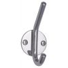 Polished Chrome Round Plate Hat and Coat Hook 90mm