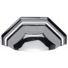 Heritage Polished Chrome Shaped Drawer Pull 104mm