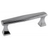 Art Deco Style Polished Chrome Cabinet Pull Handle 96mm