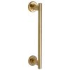 Polished Brass T Bar Door Pull Handle 278mm (11in)