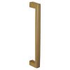 Polished Brass Plain Style Door Pull Handle 245mm (10in)