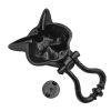 Black Antique Iron Fox Head Front Door Knocker 574