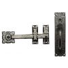 Black Antique Door Thumb Latch Set 254x63mm 671